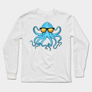 Octopus Sunglasses Long Sleeve T-Shirt